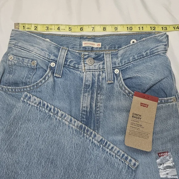Levi's Cinch Baggy Jeans 25 - Picture 5 of 9